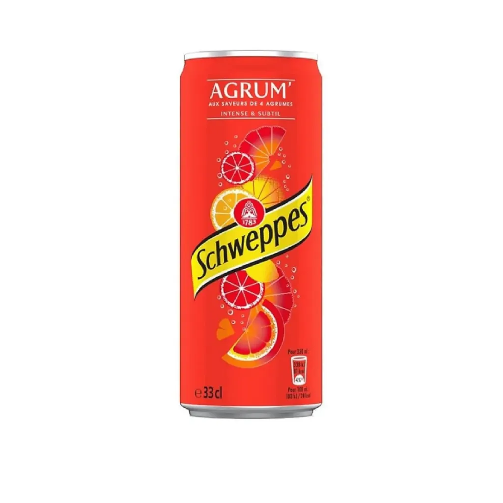 Schweppes agrumes 24x33cl