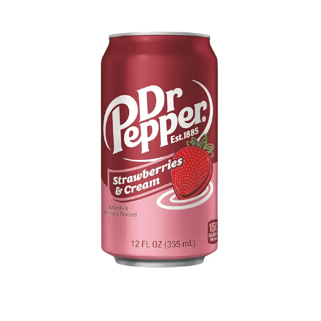 Dr Pepper strawberry cream 24x35,5cl