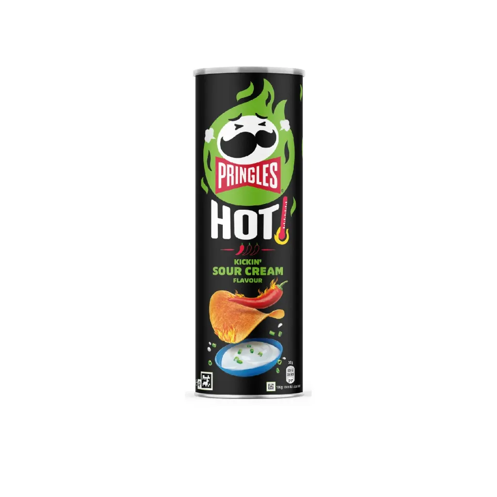 Pringles hot sour cream 19x165g 