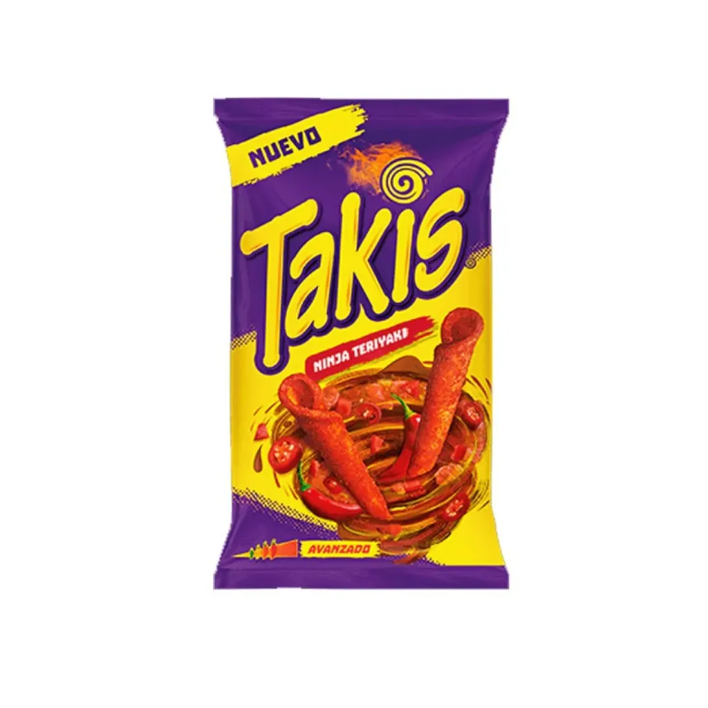 Takis ninja teriyaki 18x90g 