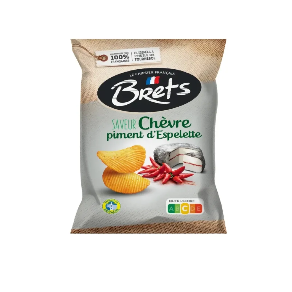 Brets chèvre piment d'espelette 10x125g