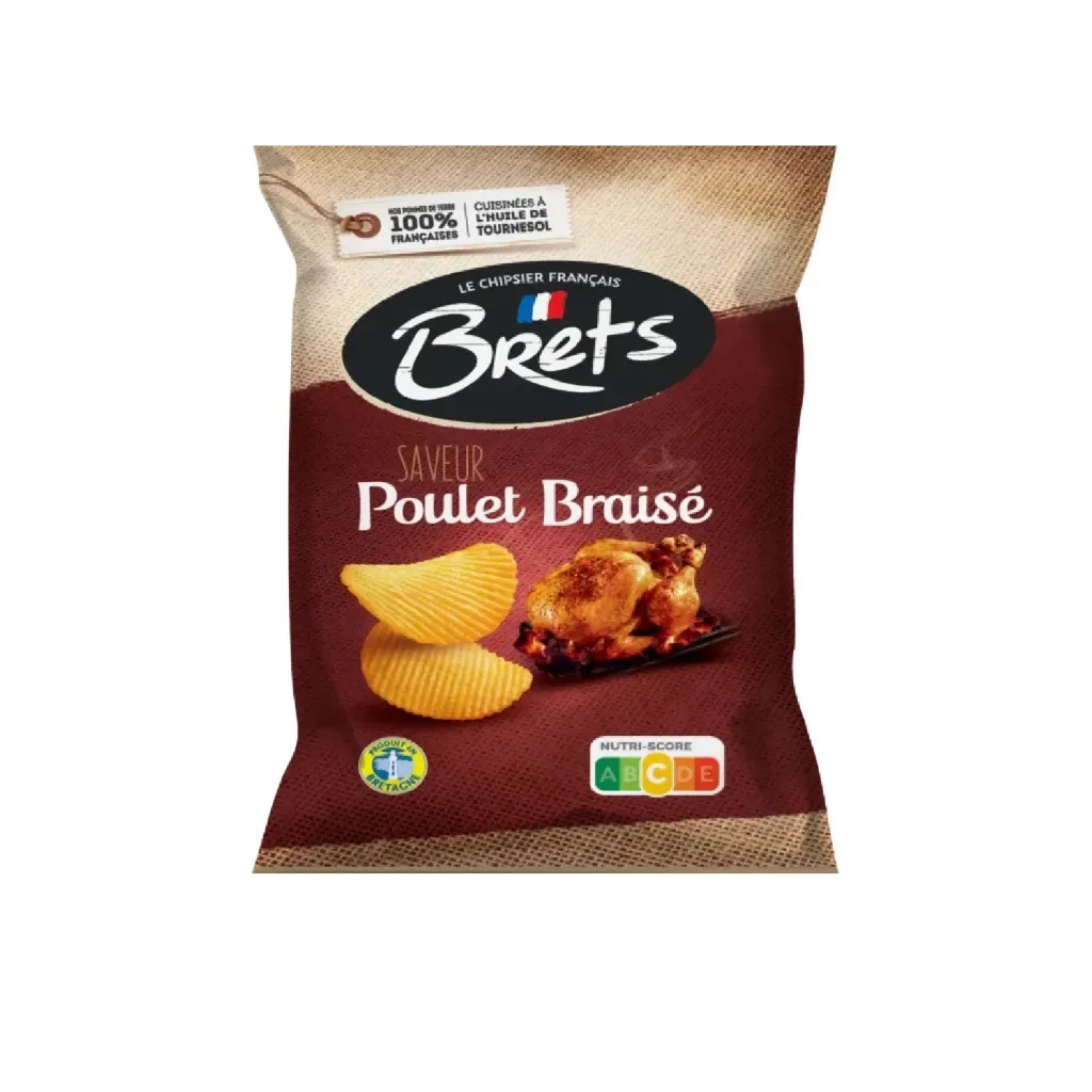 Brets poulet braisé 10x125g