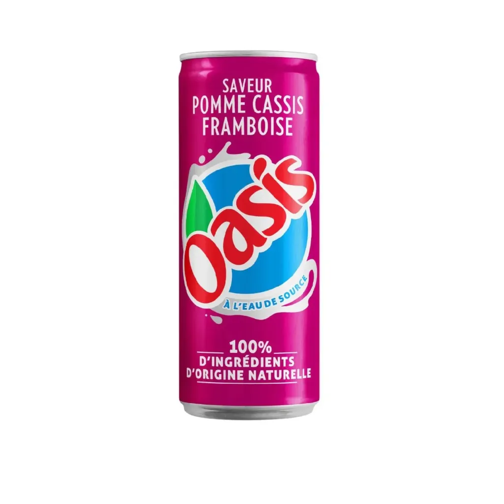 Oasis pomme cassis framboise 24x33cl