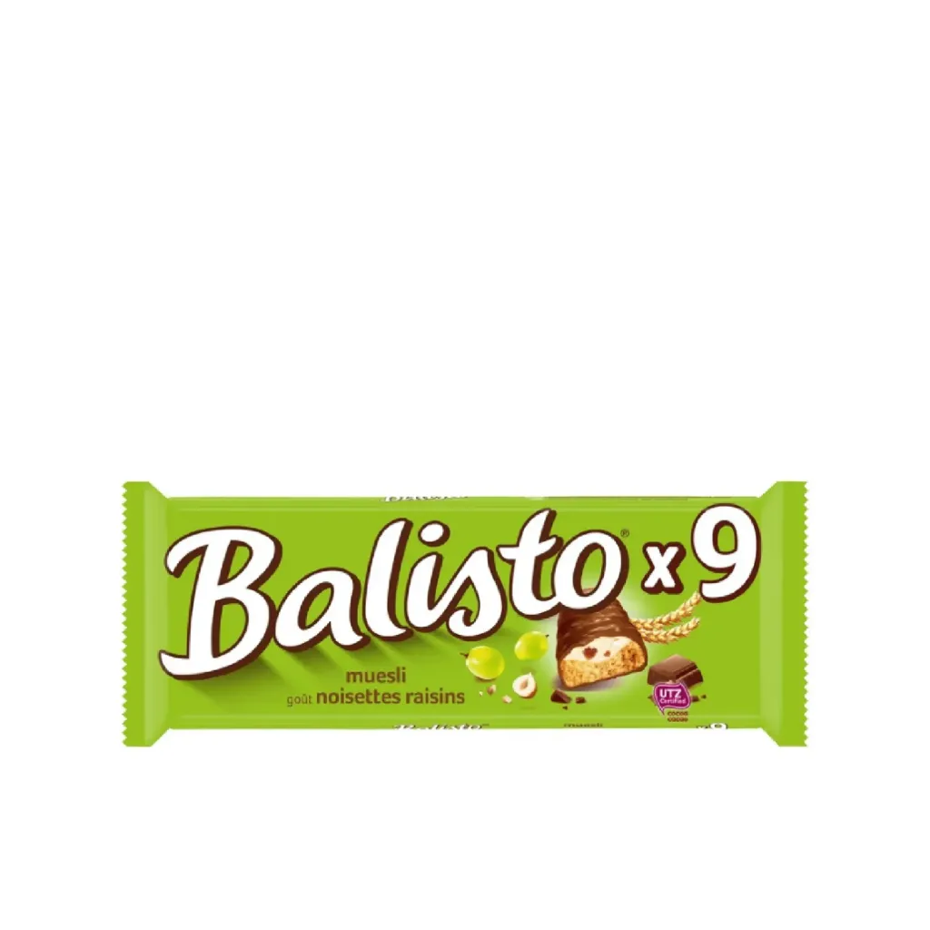 Balisto muesli noisette raisin 20x37g