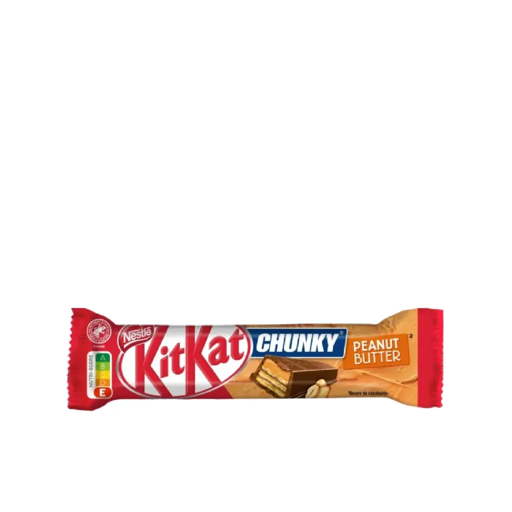 Kitkat chunky peanut butter / beurre de cacahuète 24x42g