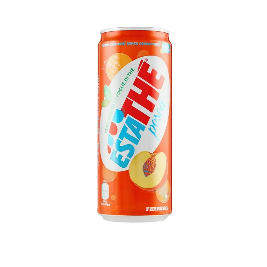 Estathé pêche Canette 24x33cl