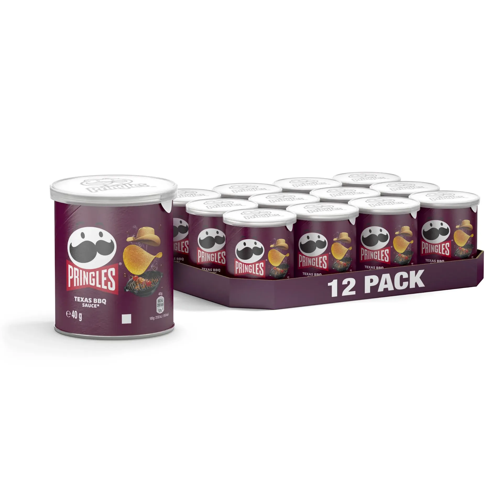 Pringles mini texas bbq 12x40g