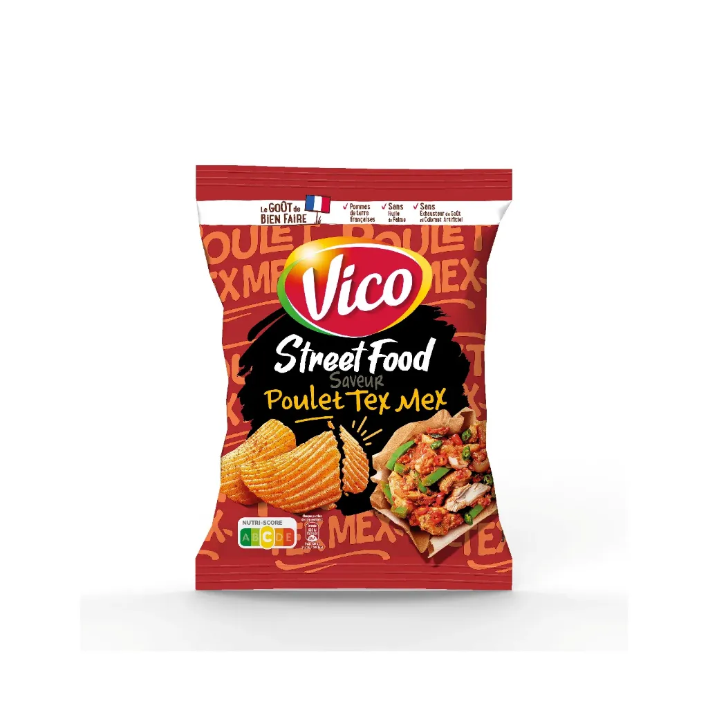 Street food poulet tex mex 12x120g