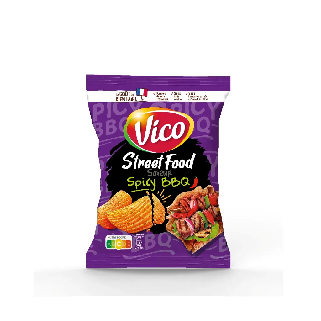 Street food spicy bbq 10x120g