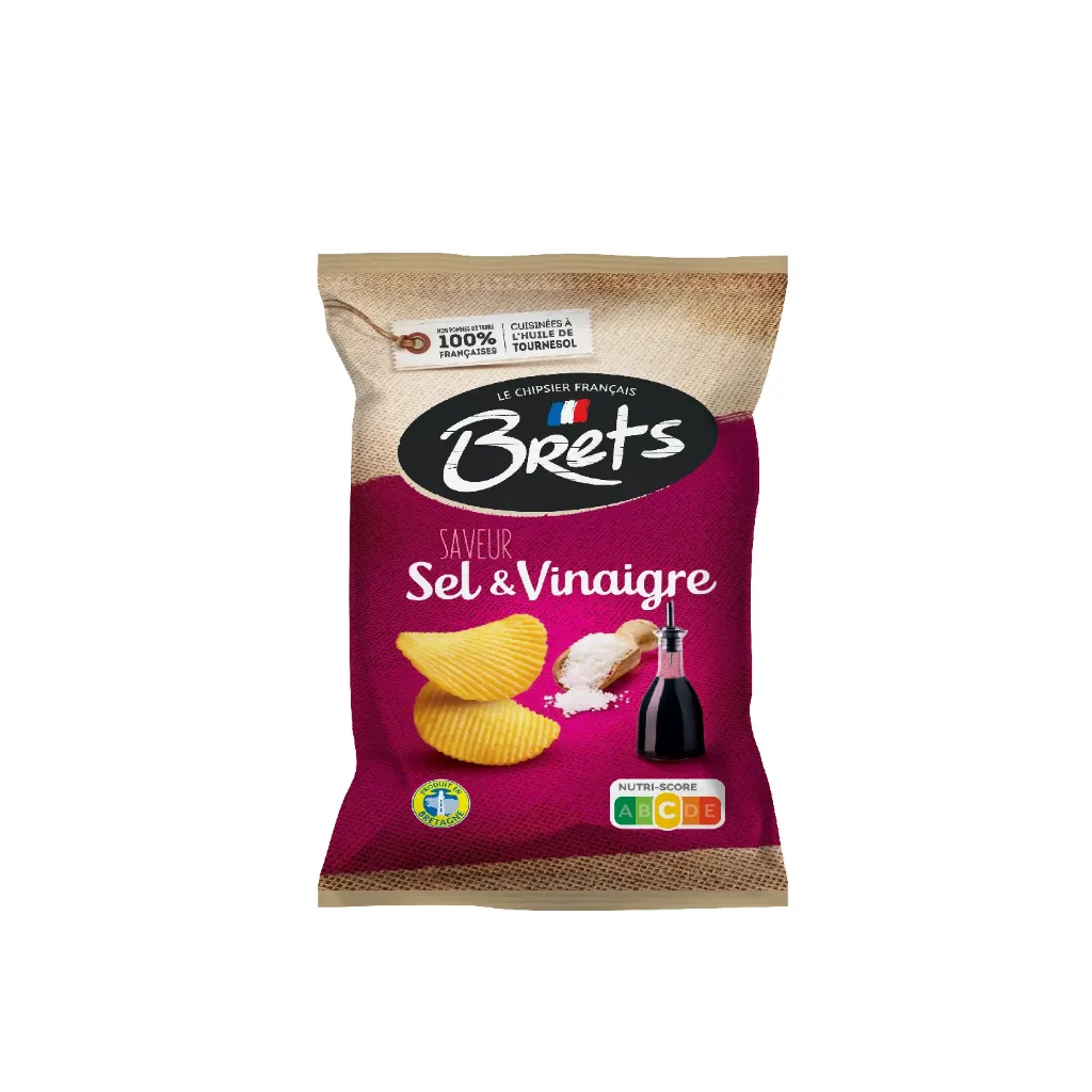 Brets sel & vinaigre 10x125g