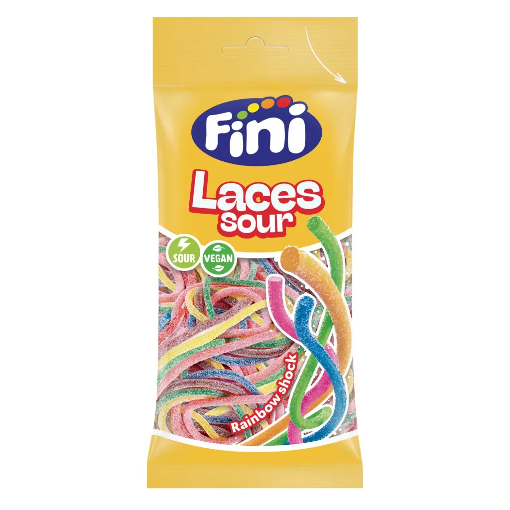 Fini sachet laces sour 12x80g
