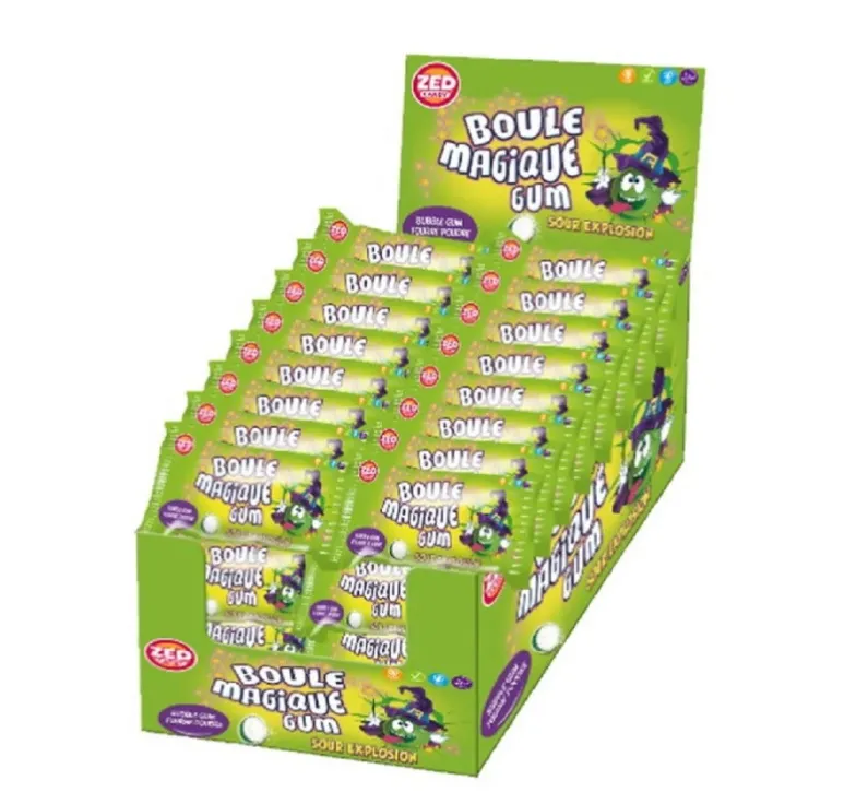 Boule magique gum sour 100x14g