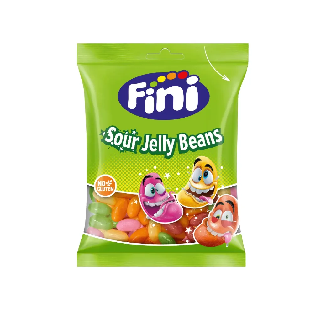 Fini sachet sour jelly beans 12x90g