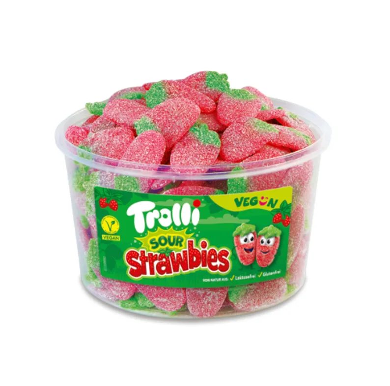 Trolli sour strawbies 150 unités