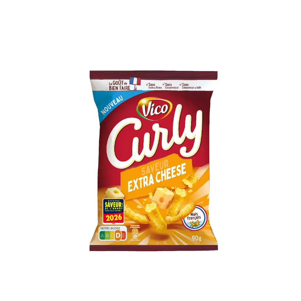 Curly extra cheese 14X90G