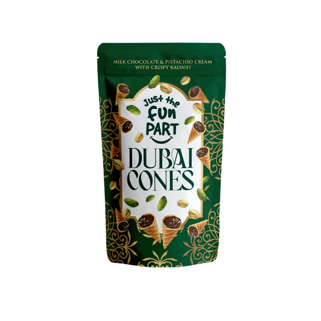 Waffle cones chocolat dubai 6x120g