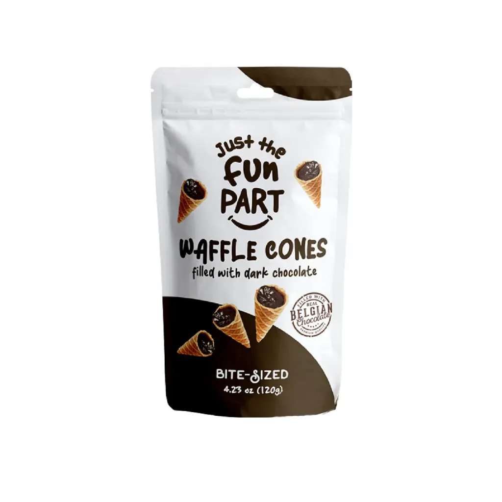 Waffle cones chocolat noir 6x120g