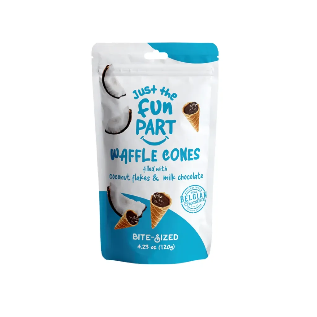 Waffle cones coco chocolat au lait 6x120g