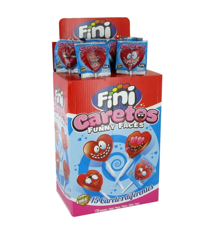 FINI Caretos sucettes fraise 170 unités