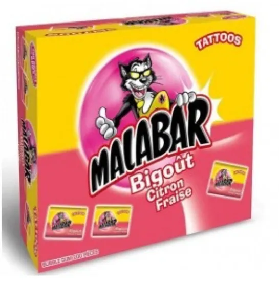 Malabar citron fraise 200 unités